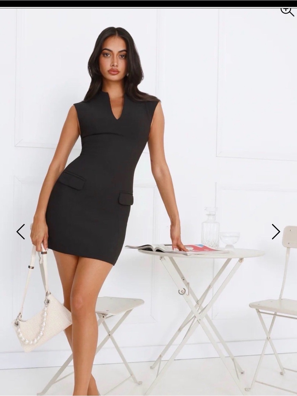 NWT HELLO MOLLY Work Muse Black Dress XS